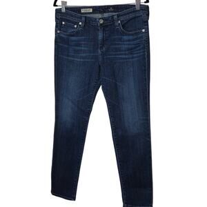 AG Adriano Goldschmied Stevie Ankle Jeans 32R | Slim Straight Leg Denim